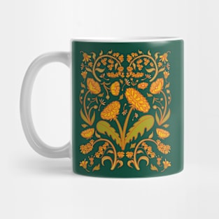 Dandelion Folk Floral Mug